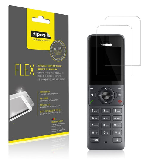 2x 3D Full Cover Schutzfolie für Yealink W71H Dect (1)