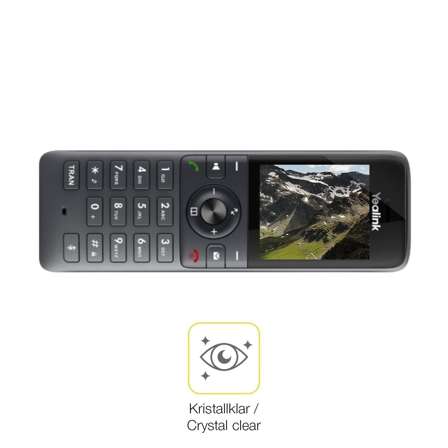 2x 3D Full Cover Schutzfolie für Yealink W71H Dect (5)