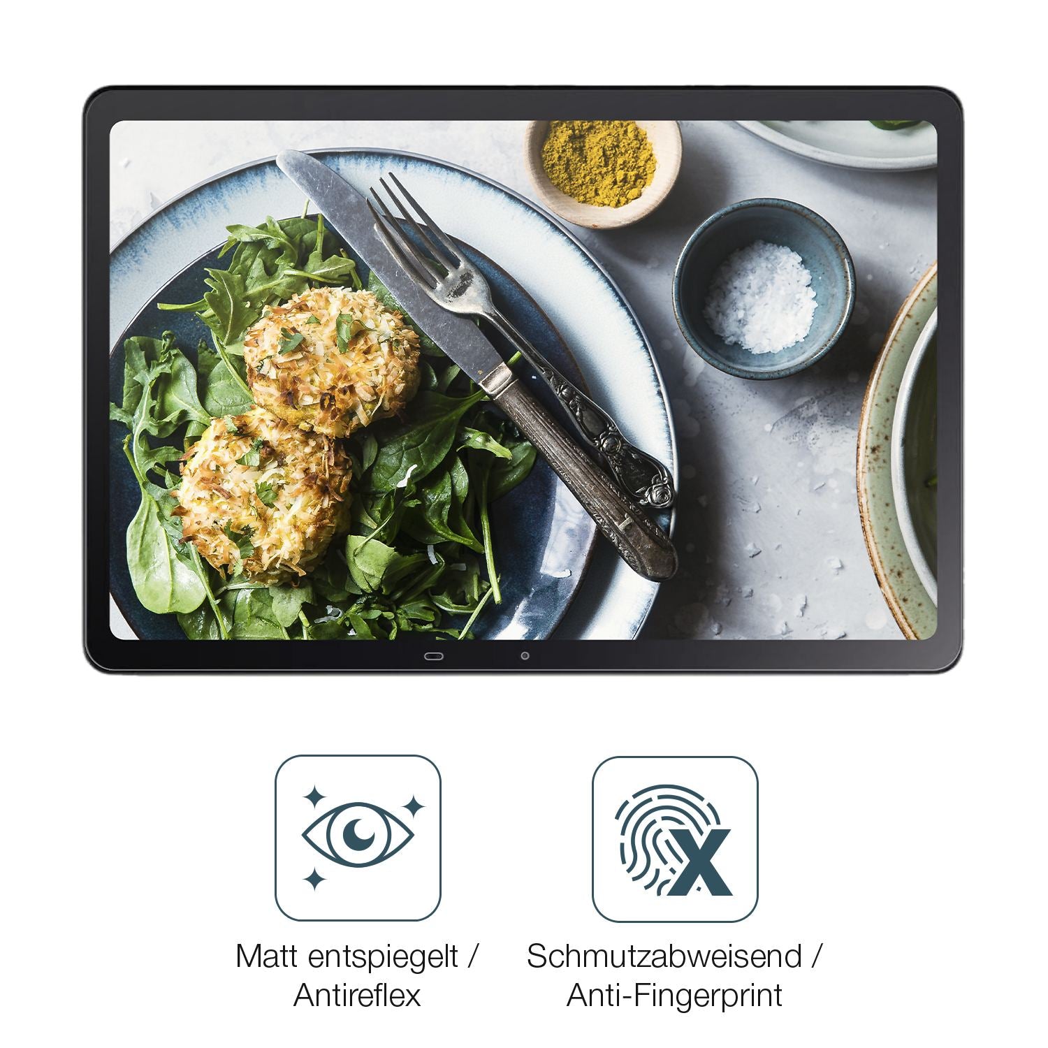 2x Schutzfolie matt für Acer Iconia Tab V11 Displa (4)