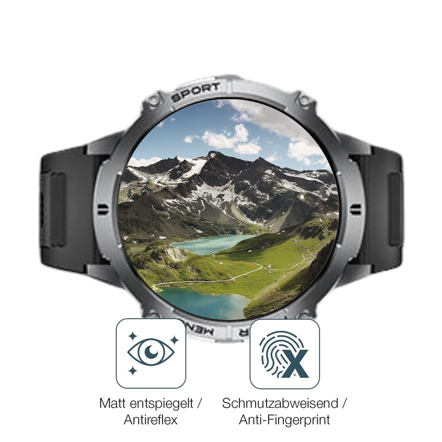 6x Schutzfolie matt für LIGE T3X-J 1.73 Zoll Displ (4)