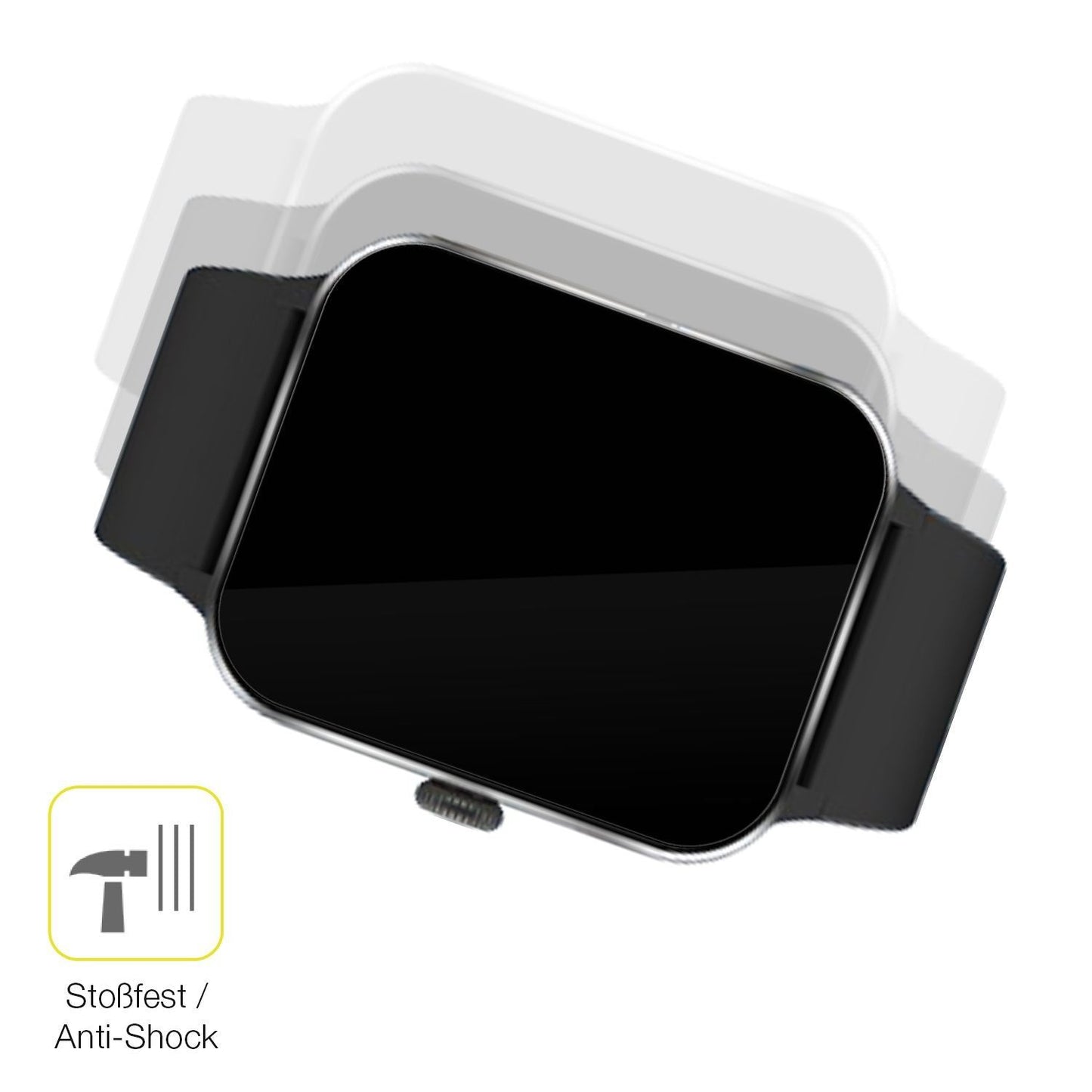 2x 3D Full Cover Schutzfolie für Baolubao W50PRO-B (4)