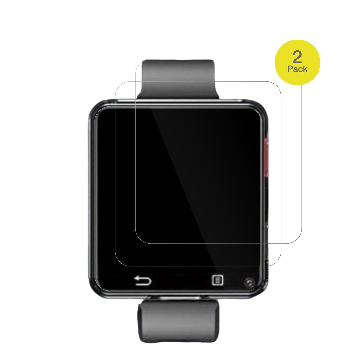 2x 3D Full Cover Schutzfolie für AIEK 4G Smartwatc (2)
