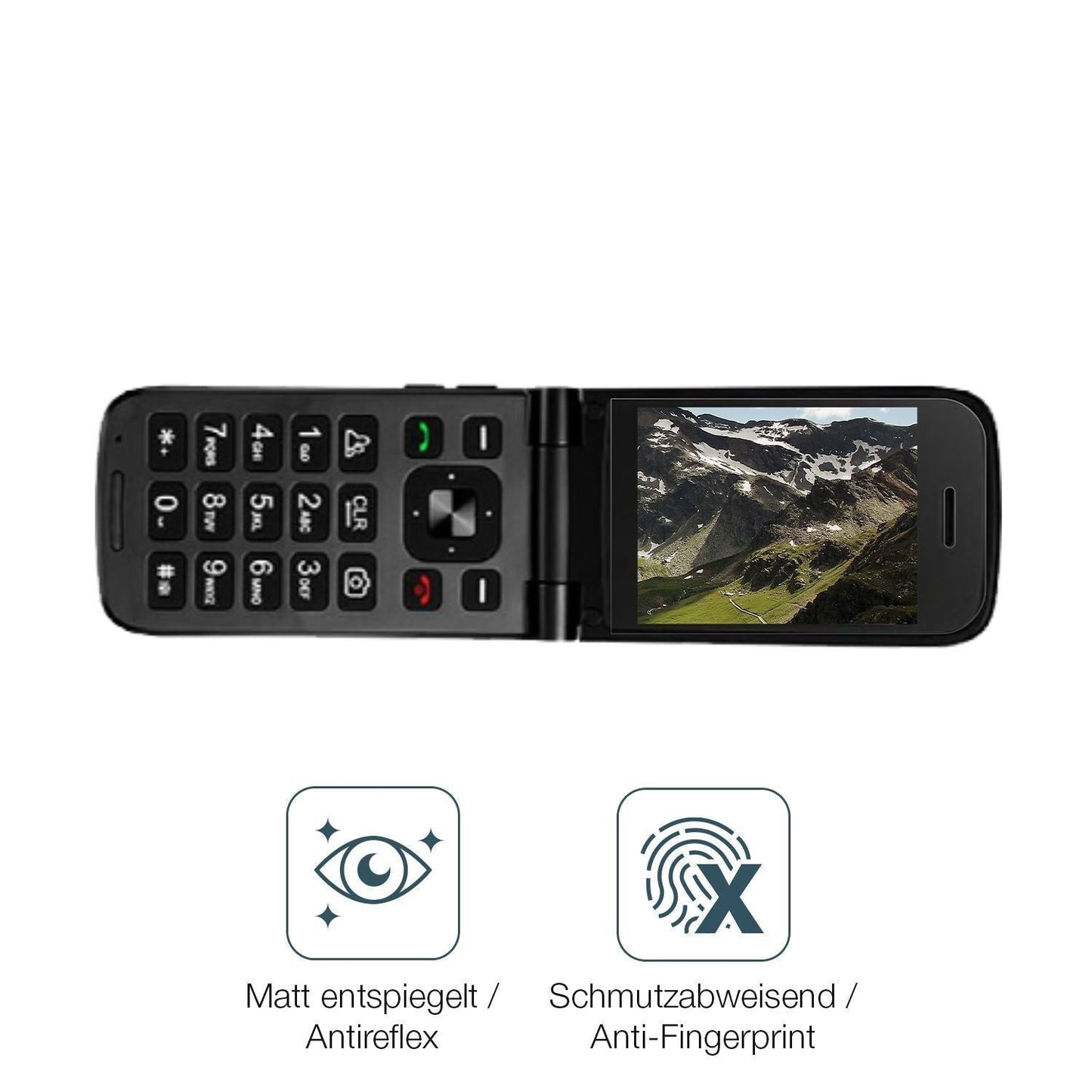 2x 9H Schutzfolie matt für Orbic Journey R 4G Panz (5)