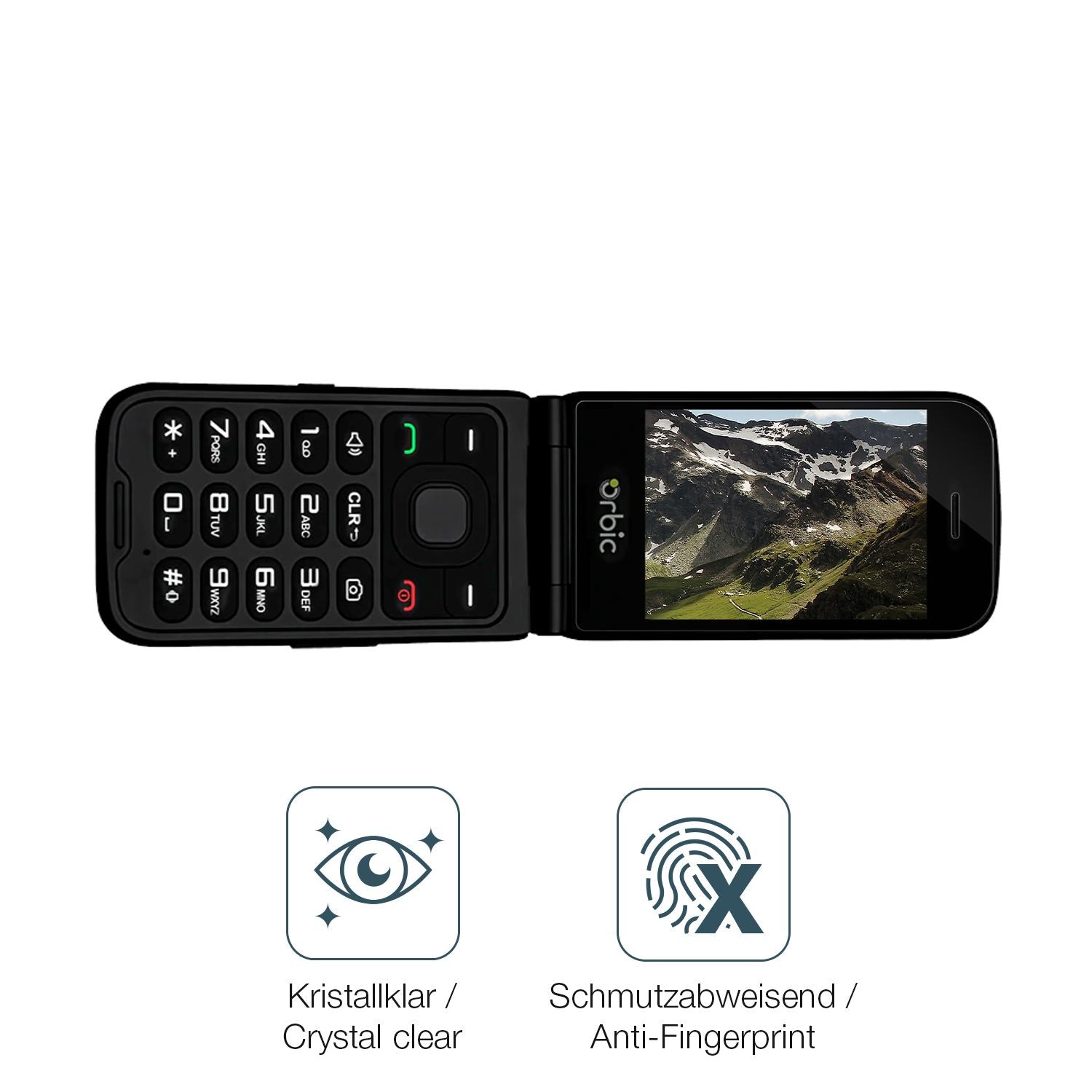 4x Schutzfolie klar für Orbic Journey Pro Display- (4)