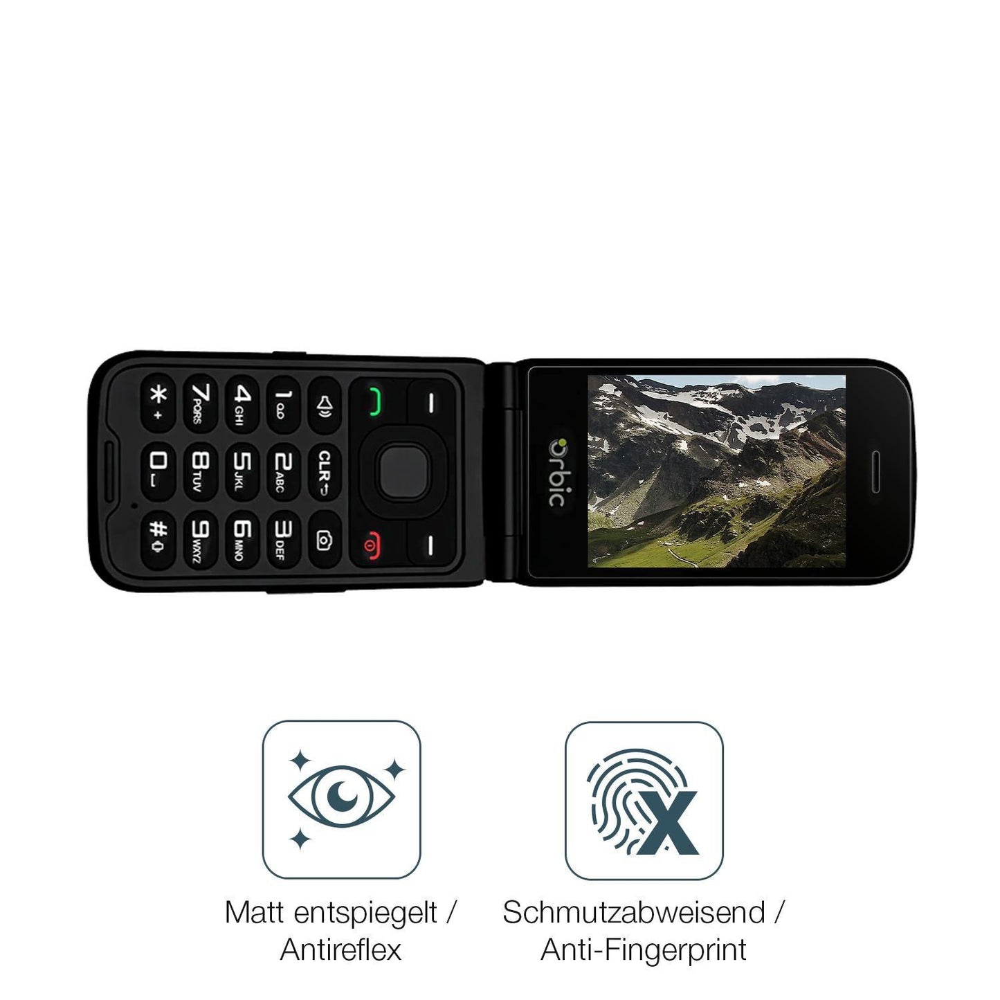 4x Schutzfolie matt für Orbic Journey Pro Lite Dis (4)