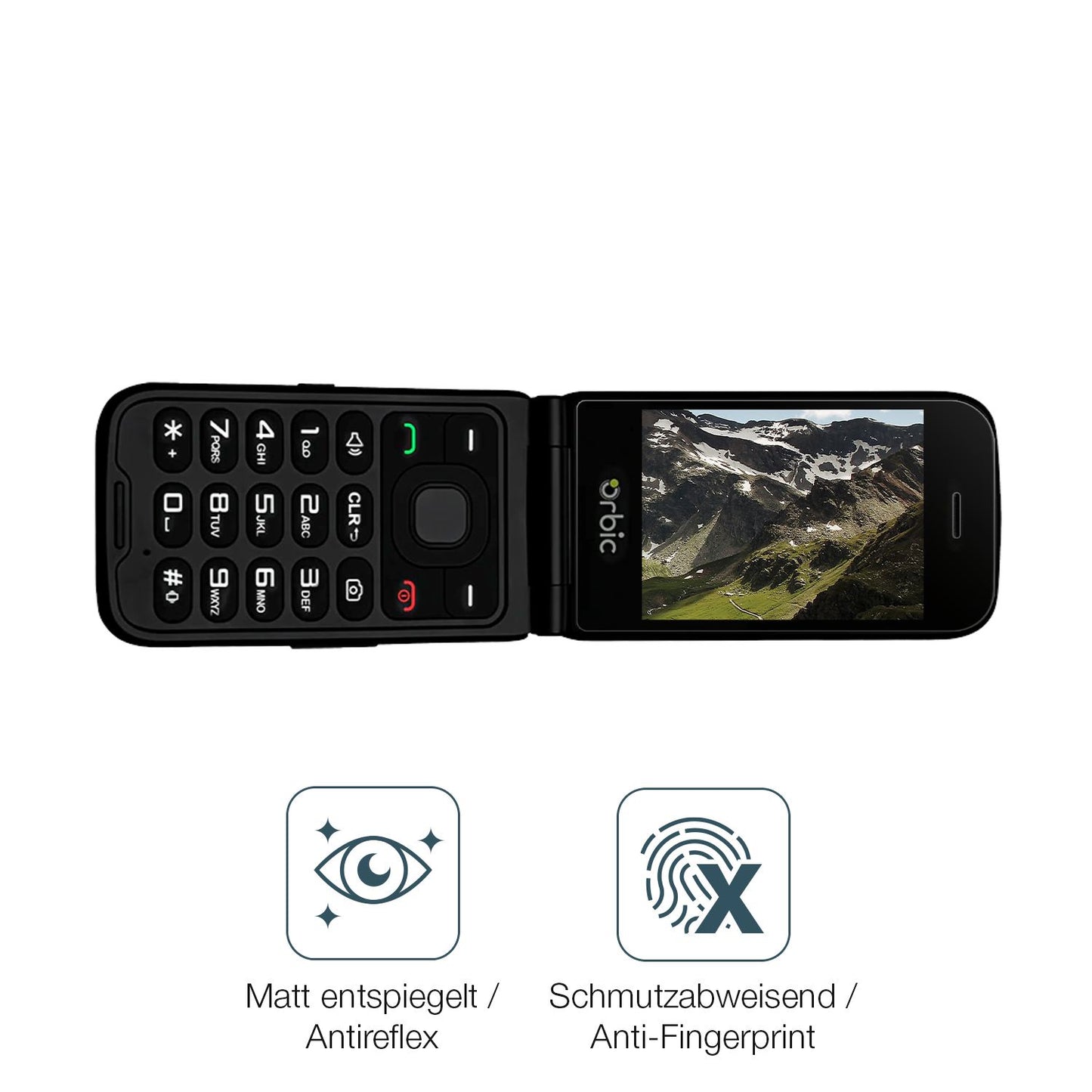 2x 9H Schutzfolie matt für Orbic Journey Pro Lite  (5)