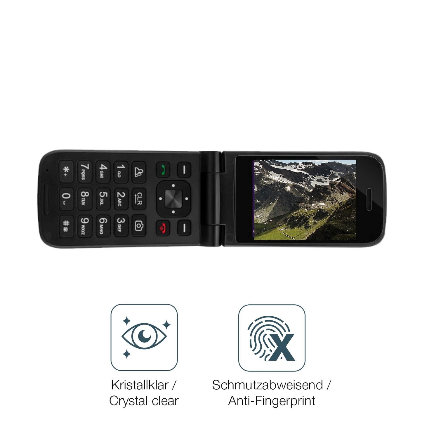 2x 9H Schutzfolie für Orbic Journey V 4G Panzerfol (5)