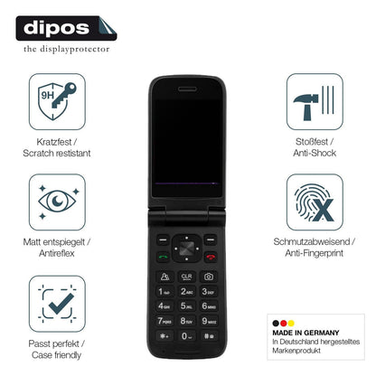 2x 9H Schutzfolie matt für Orbic Journey V 4G Panz (7)