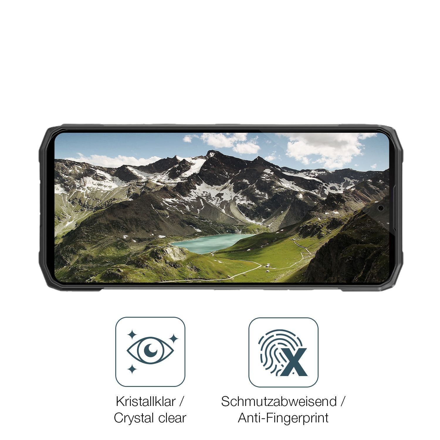 2x 9H Schutzfolie für Doogee Fire 6 Max Panzerfoli (5)