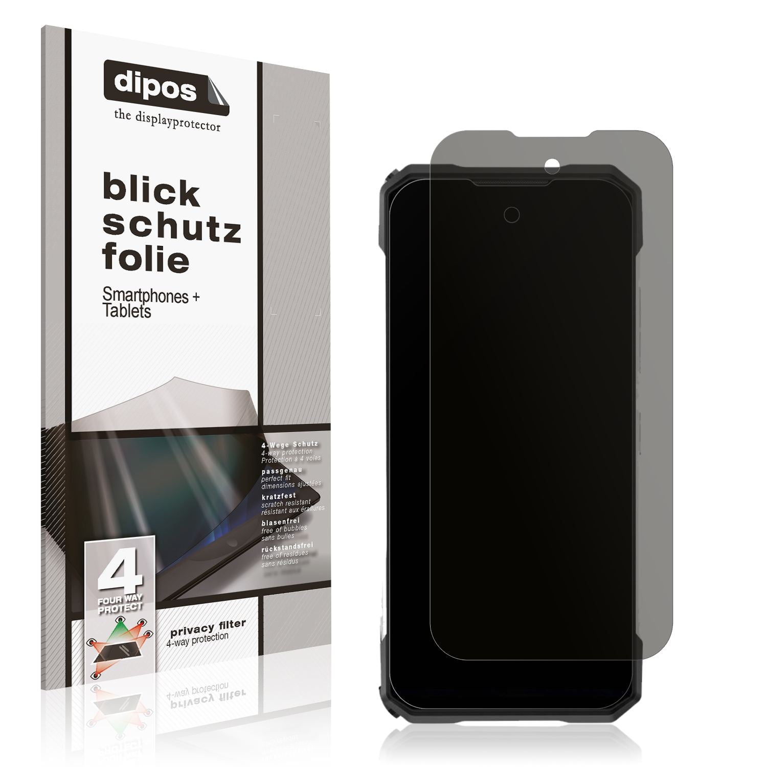 Blickschutzfolie für Doogee S200 Plus matt Schutzf (1)