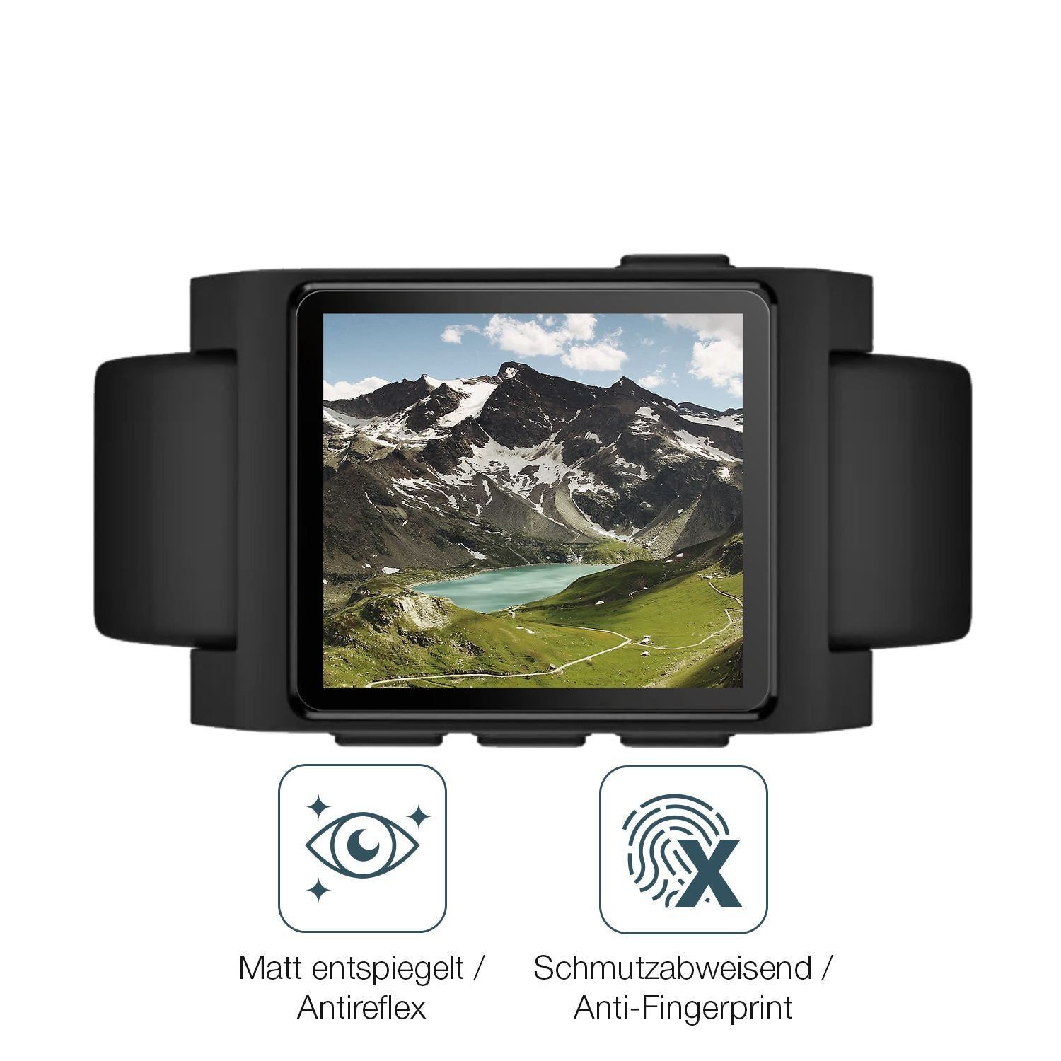 2x 9H Schutzfolie matt für Pebble Core Time 2 Panz (5)