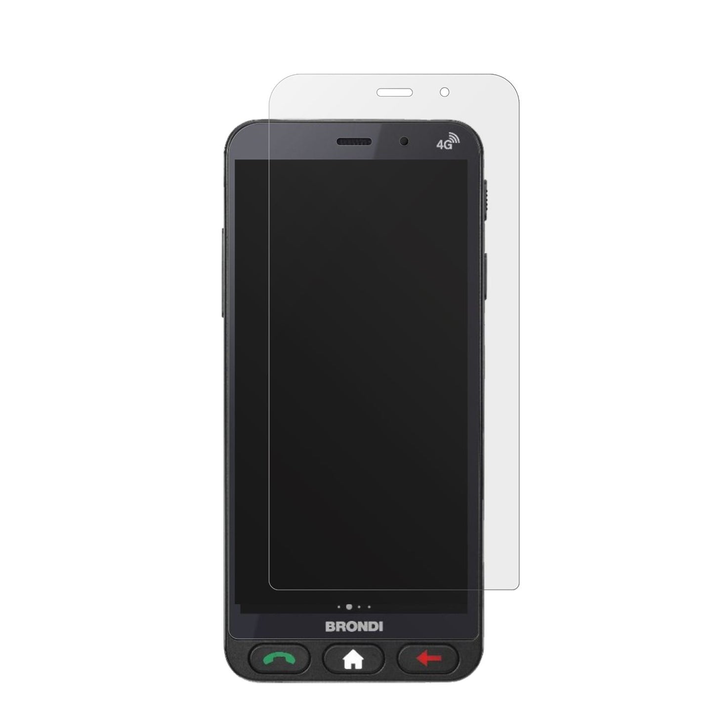 4x Schutzfolie matt für Brondi Amico Vero 4G Displ (2)