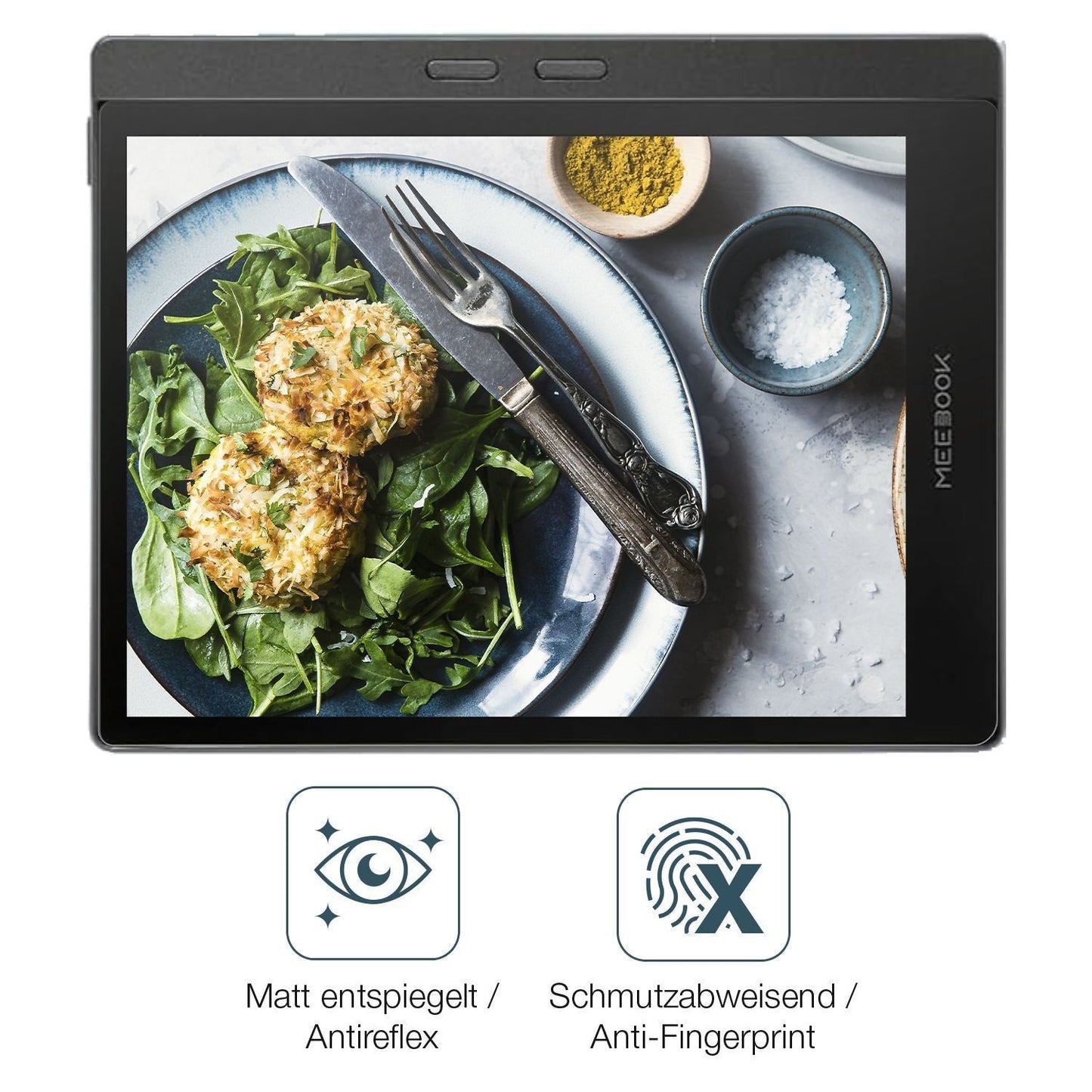 2x 9H Schutzfolie matt für Meebook M8 7.8 Zoll Pan (5)