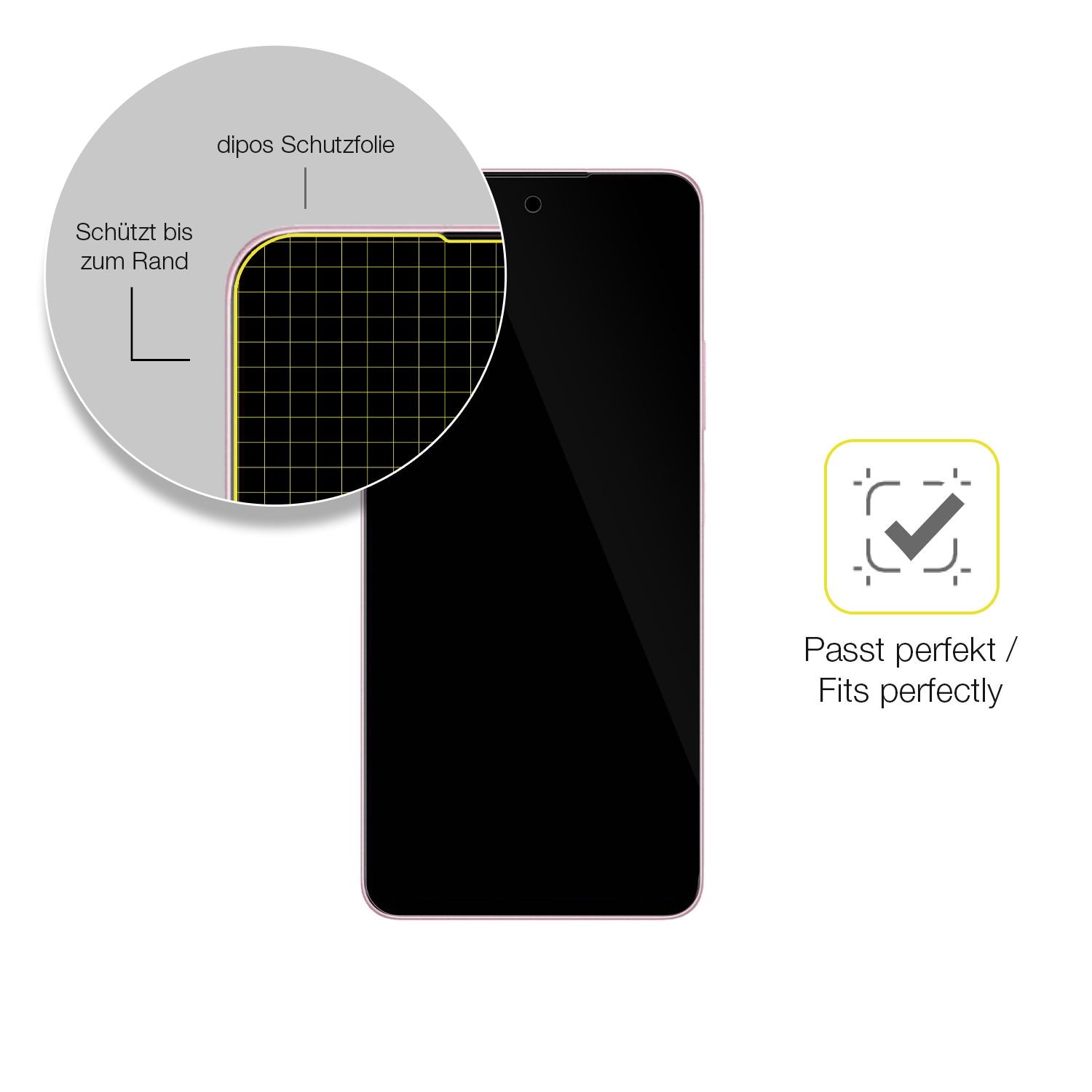 2x 3D Full Cover Schutzfolie für Oppo A5 Energy (6)