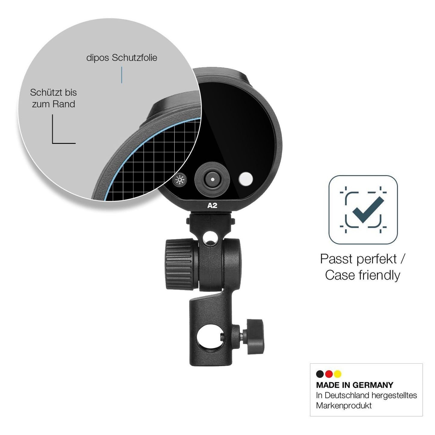 2x 9H Schutzfolie für Profoto A2 Panzerfolie (6)