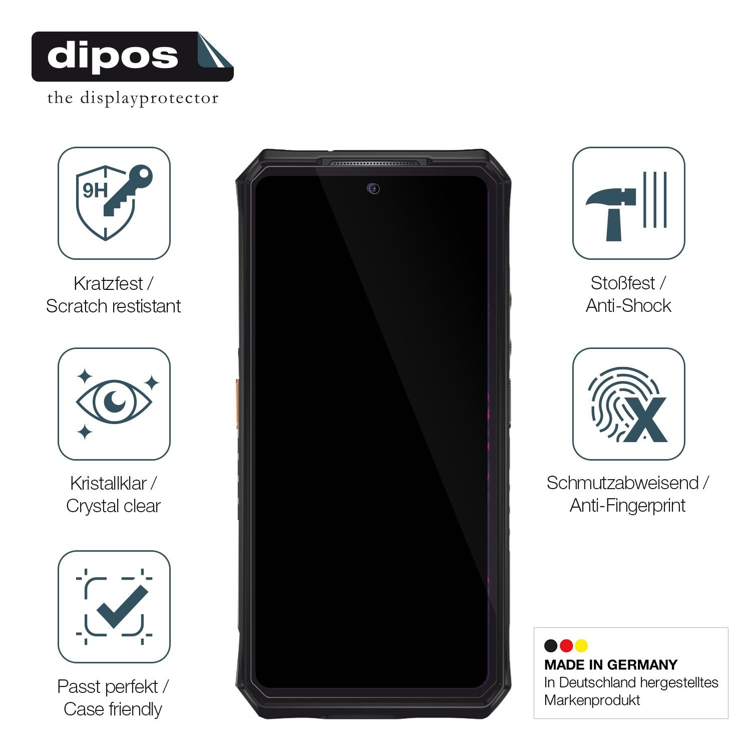 2x 9H Schutzfolie für Ulefone Armor 28 Ultra Therm (7)