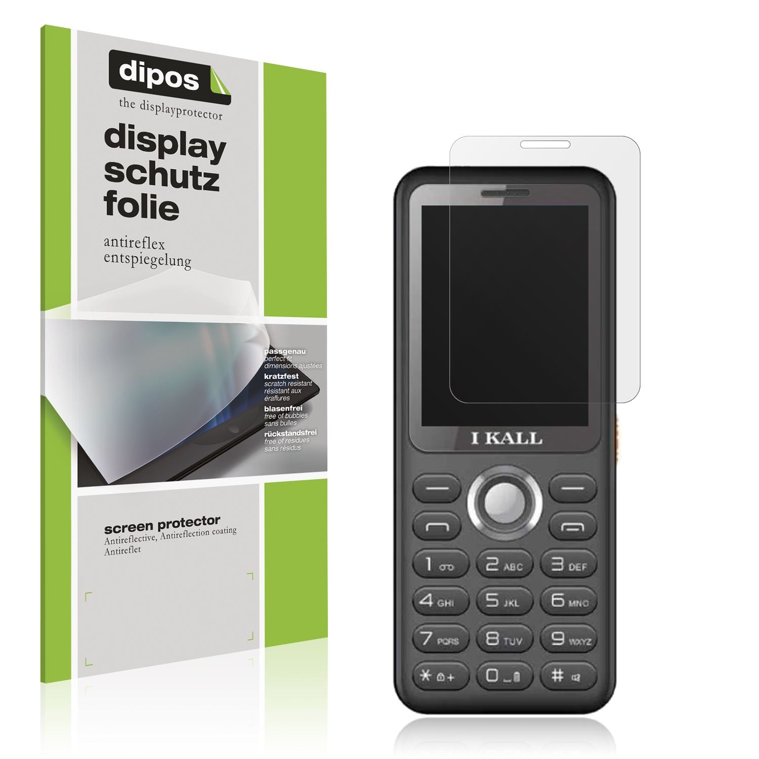 4x Schutzfolie matt für I Kall I6 Display-Schutzfo (1)