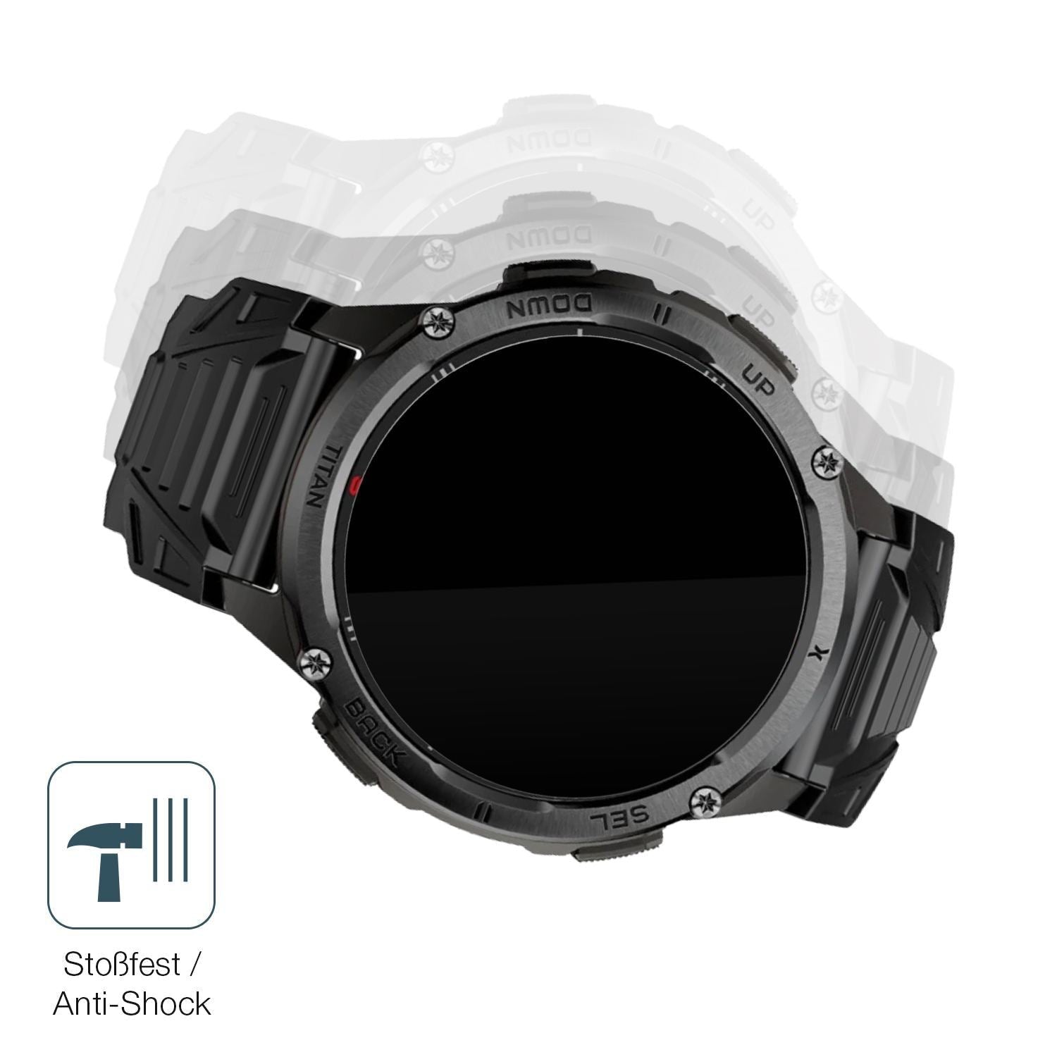 2x 9H Schutzfolie für MaxCom Titan Chronos GPS Pan (4)