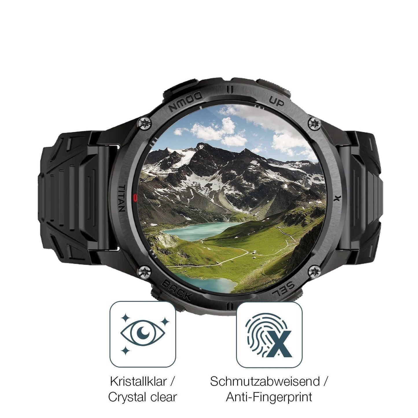 2x 9H Schutzfolie für MaxCom Titan Chronos GPS Pan (5)