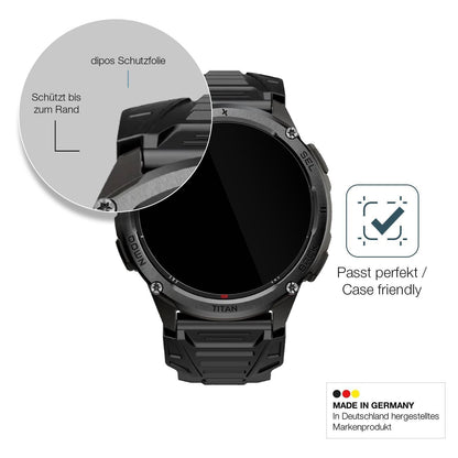 2x 9H Schutzfolie für MaxCom Titan Chronos GPS Pan (6)