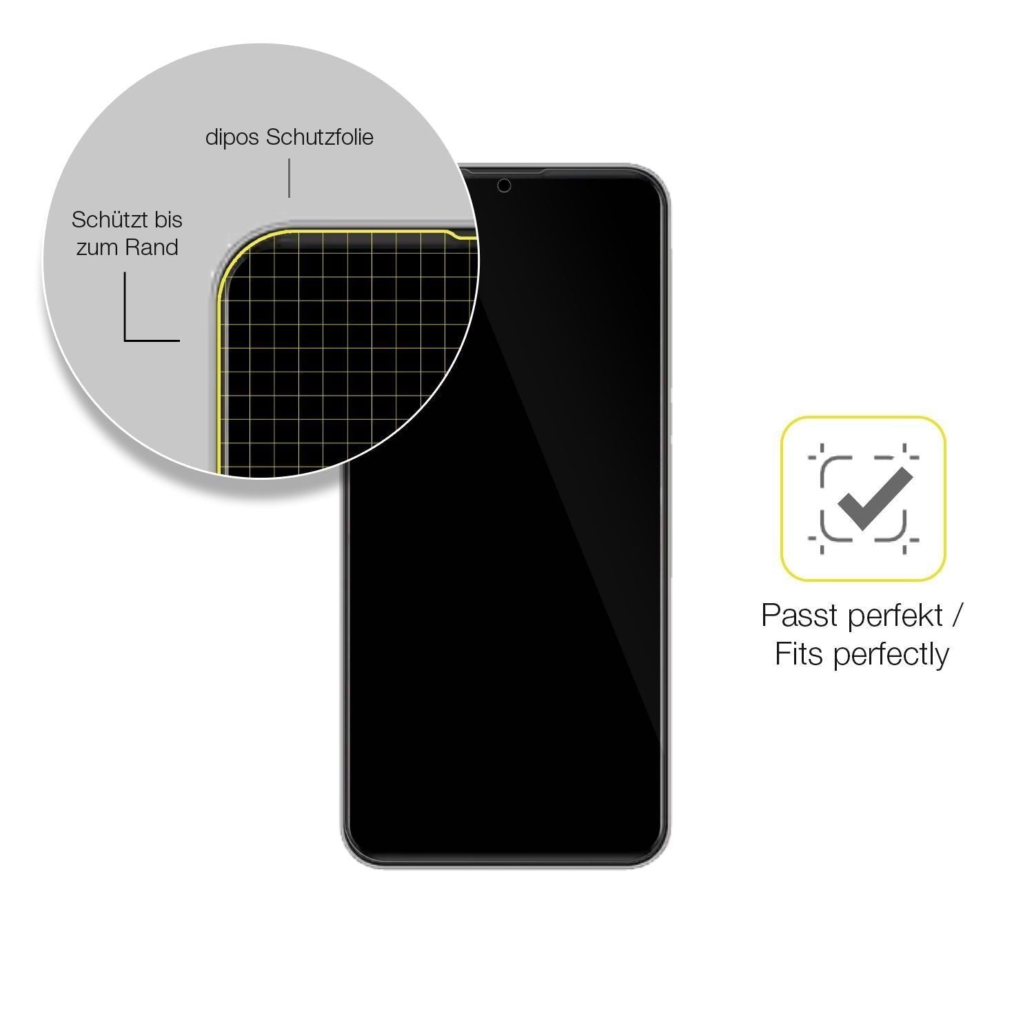 2x 3D Full Cover Schutzfolie für I Kall Z20 Pro (6)