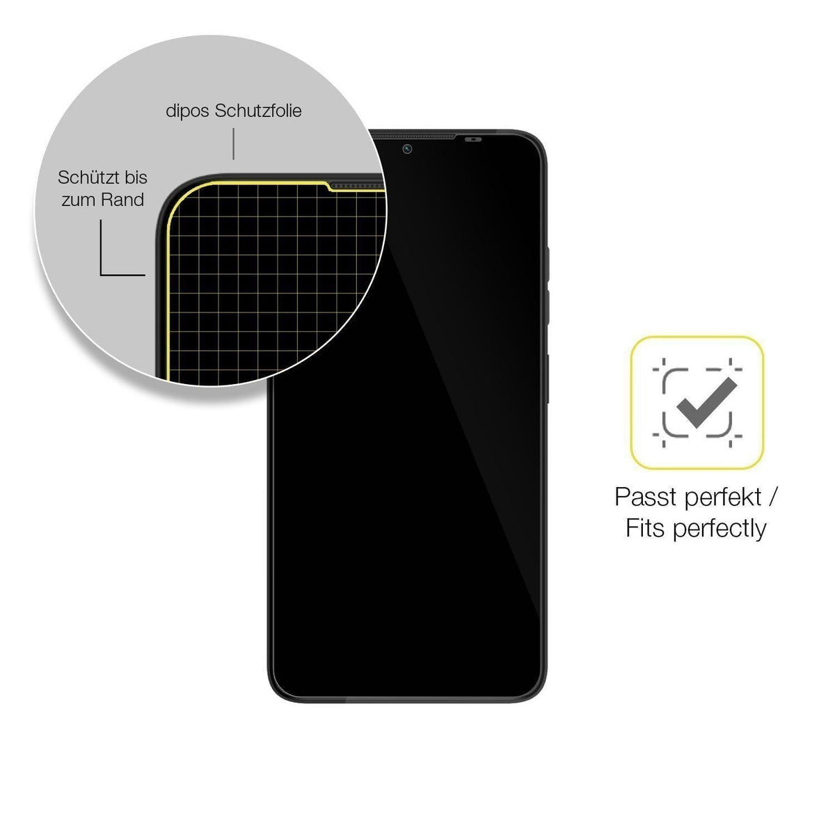 2x 3D Full Cover Schutzfolie für I Kall Z16 Pro (6)