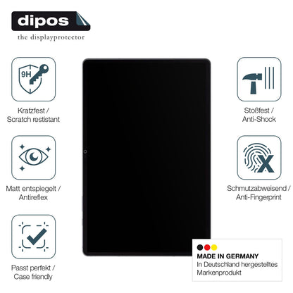 2x 9H Schutzfolie matt für Samsung Galaxy Tab S10  (7)