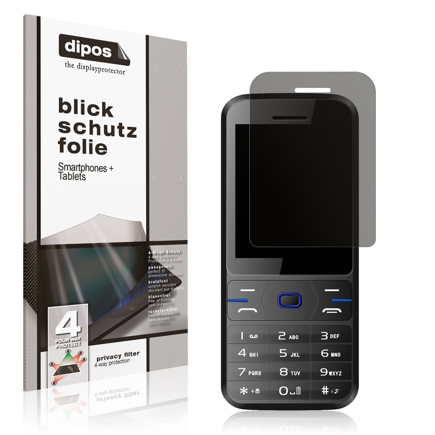 Blickschutzfolie für I Kall K64 New matt Schutzfol (1)