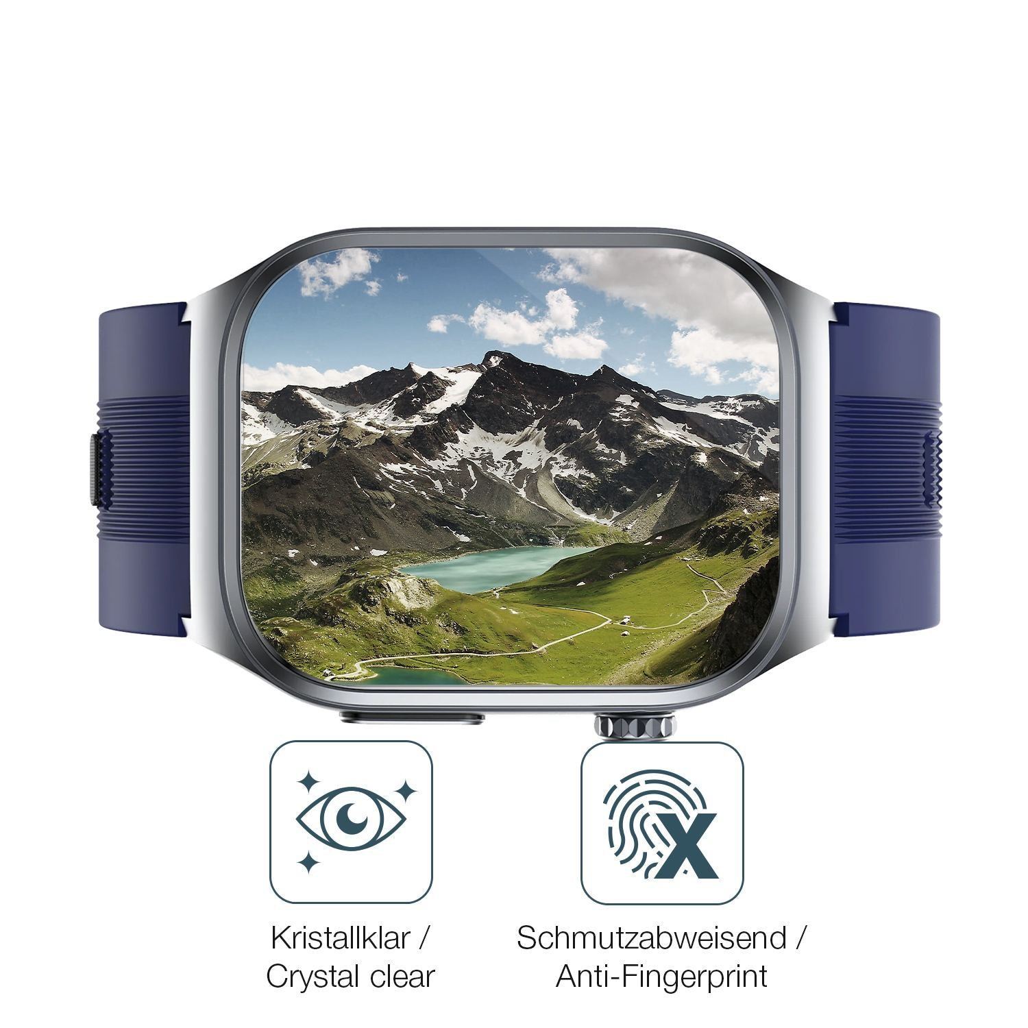 2x 9H Schutzfolie für Rogbid Rowatch D1 Panzerfoli (5)