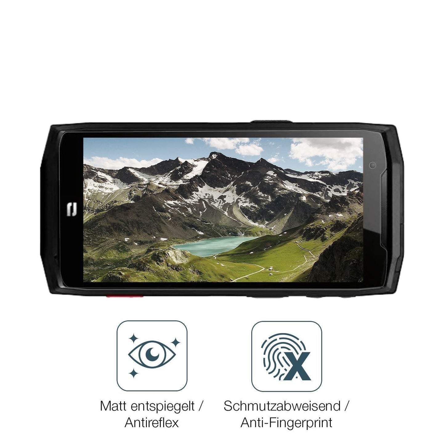 2x 9H Schutzfolie matt für Crosscall Core-M5 Panze (5)