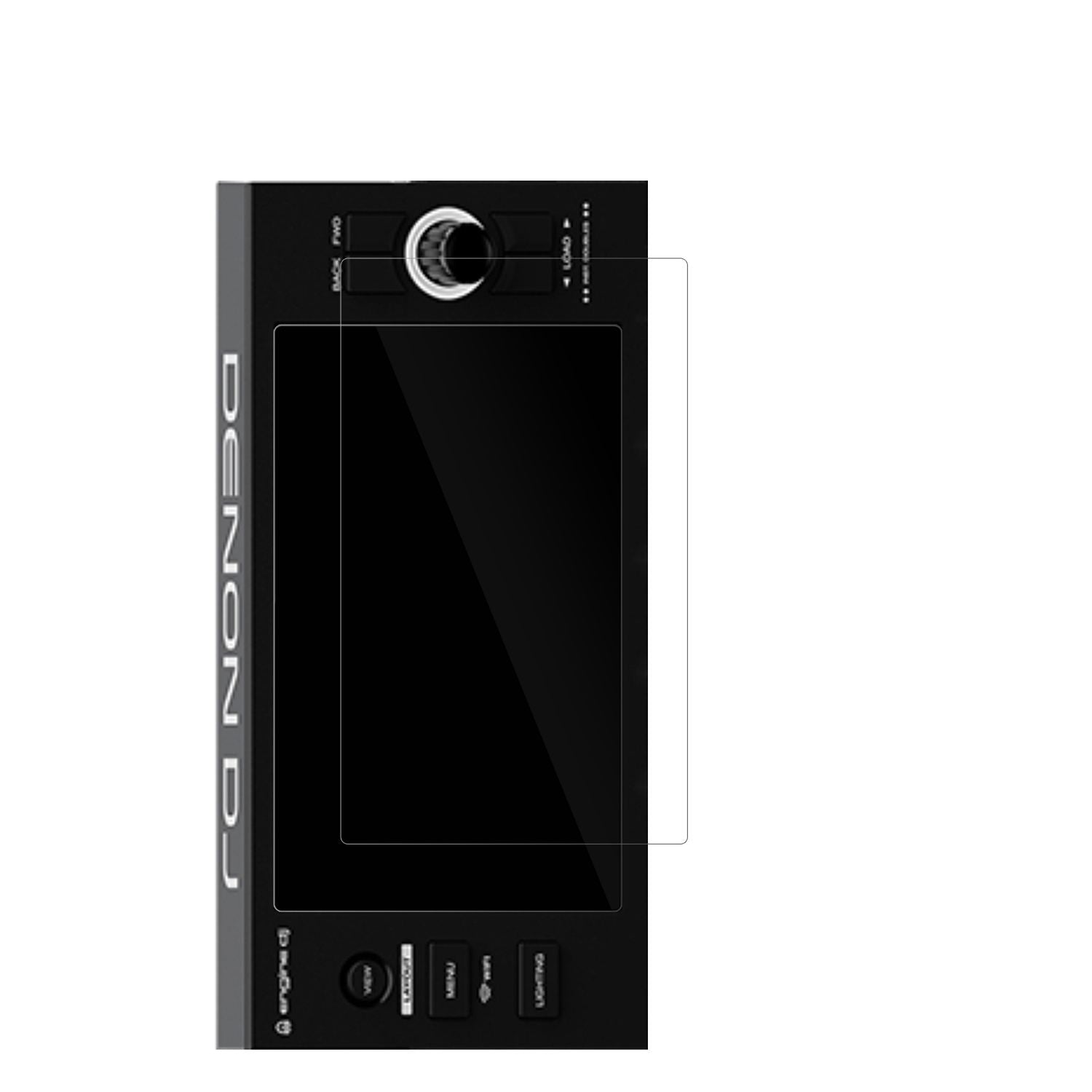 2x Schutzfolie klar für Denon DJ SC LIVE 4 Jog Dis (2)