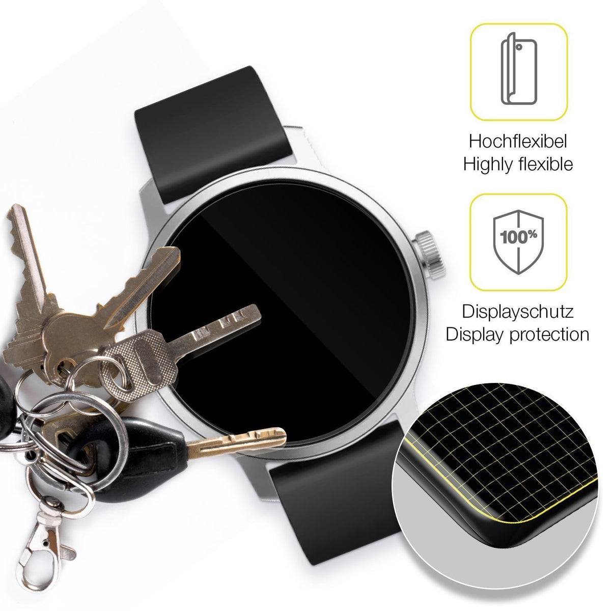 2x 3D Full Cover Schutzfolie für Withings Scanwatc (3)