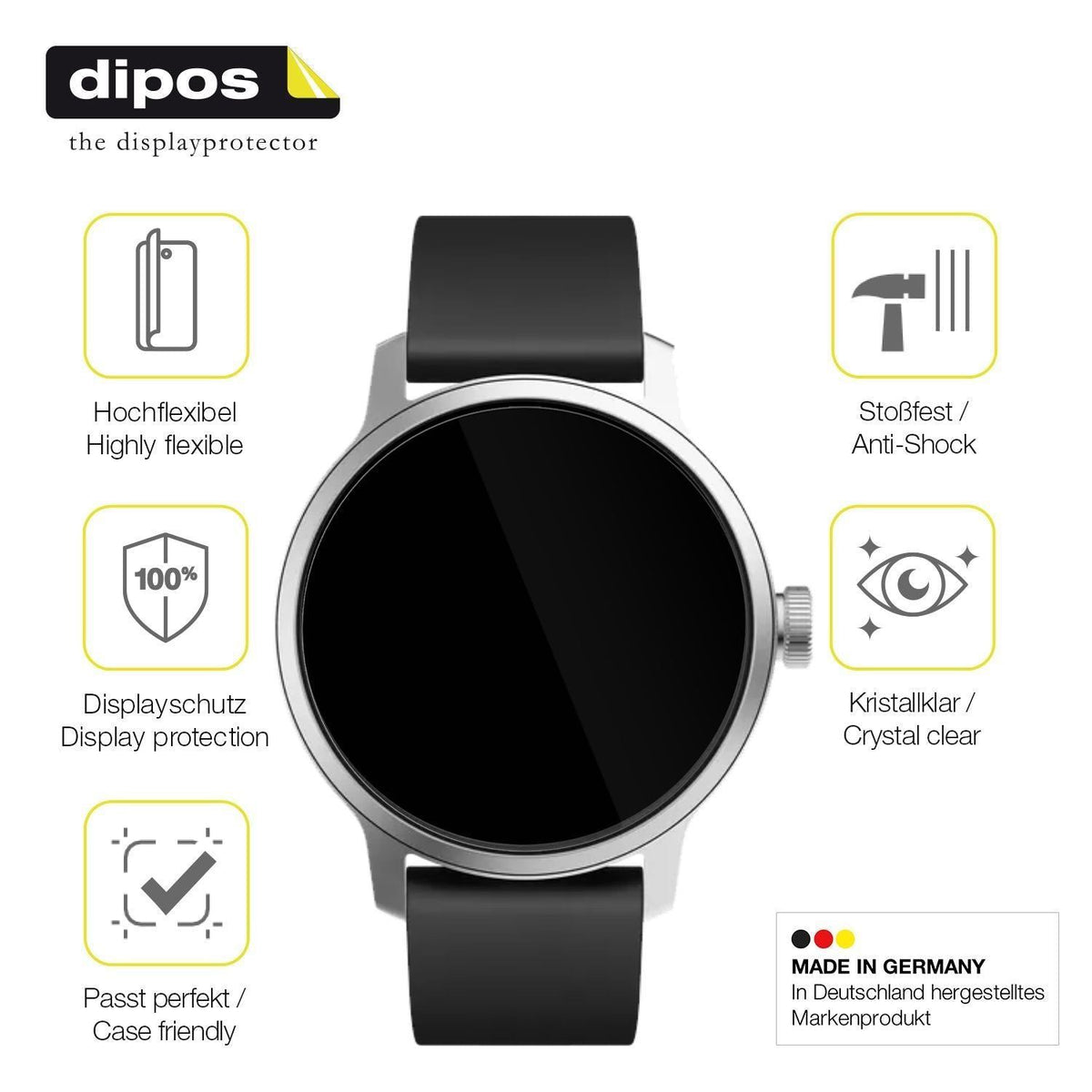 2x 3D Full Cover Schutzfolie für Withings Scanwatc (7)
