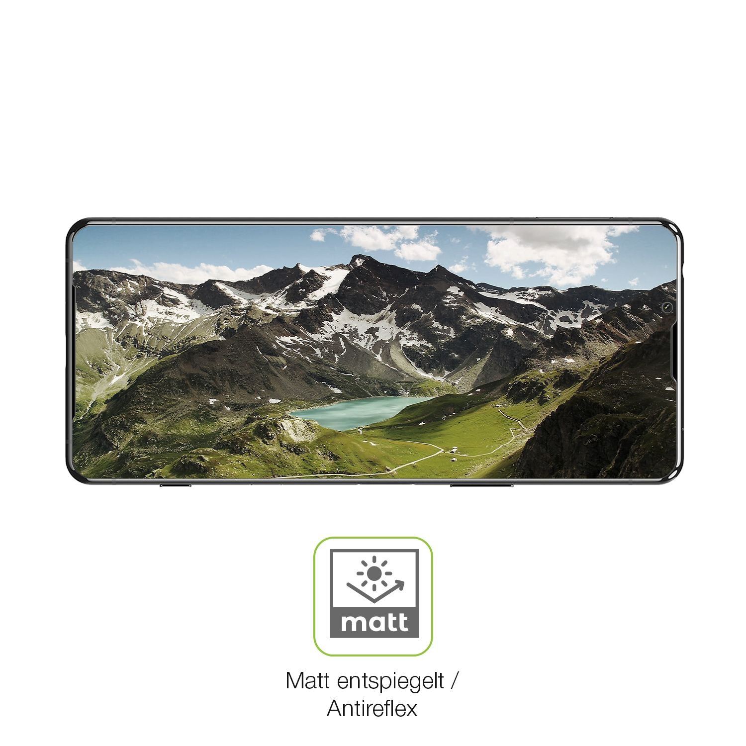 2x Full Cover Schutzfolie matt für Sony Xperia 5 I (5)
