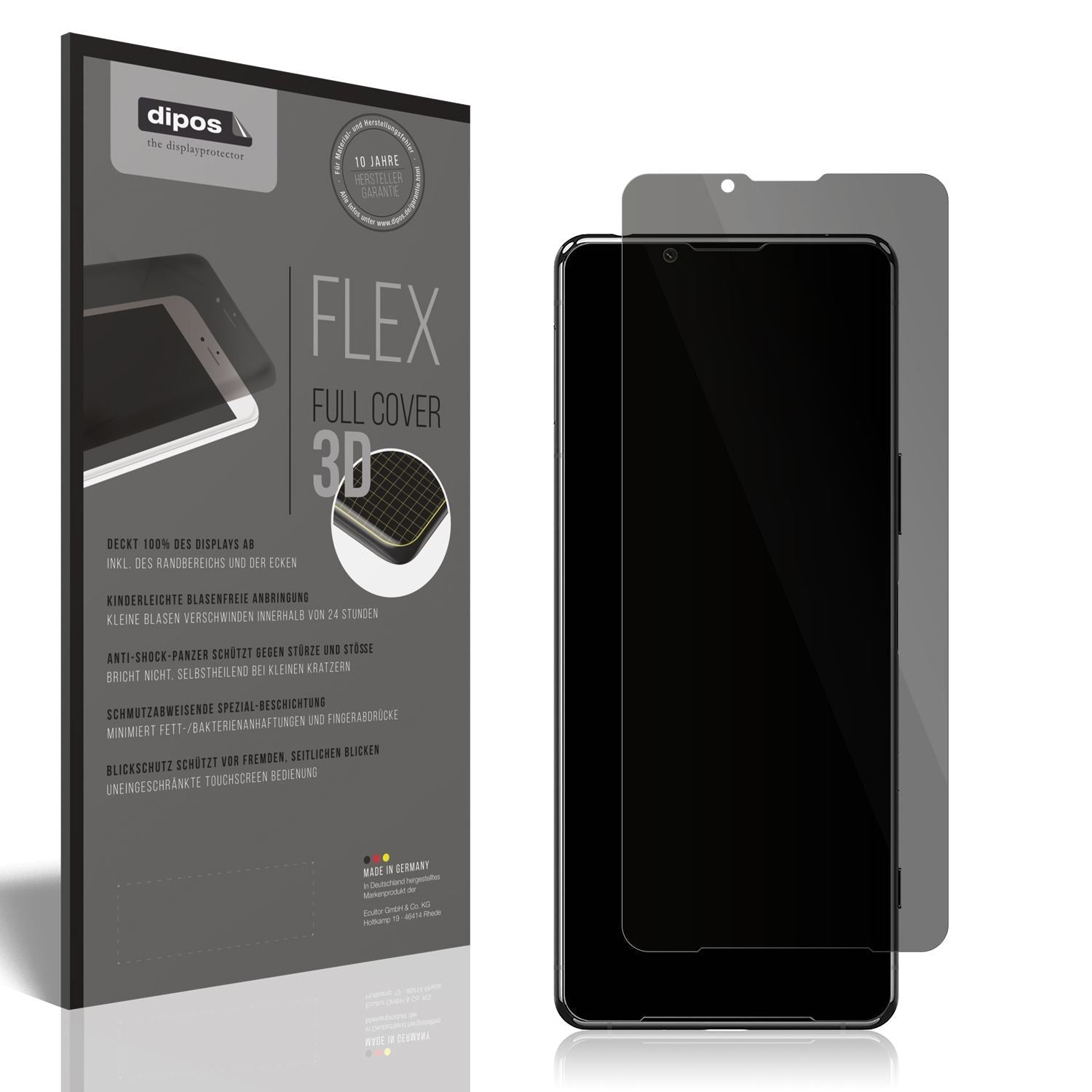 Full Cover Privacy Blickschutzfolie für Sony Xperi (1)