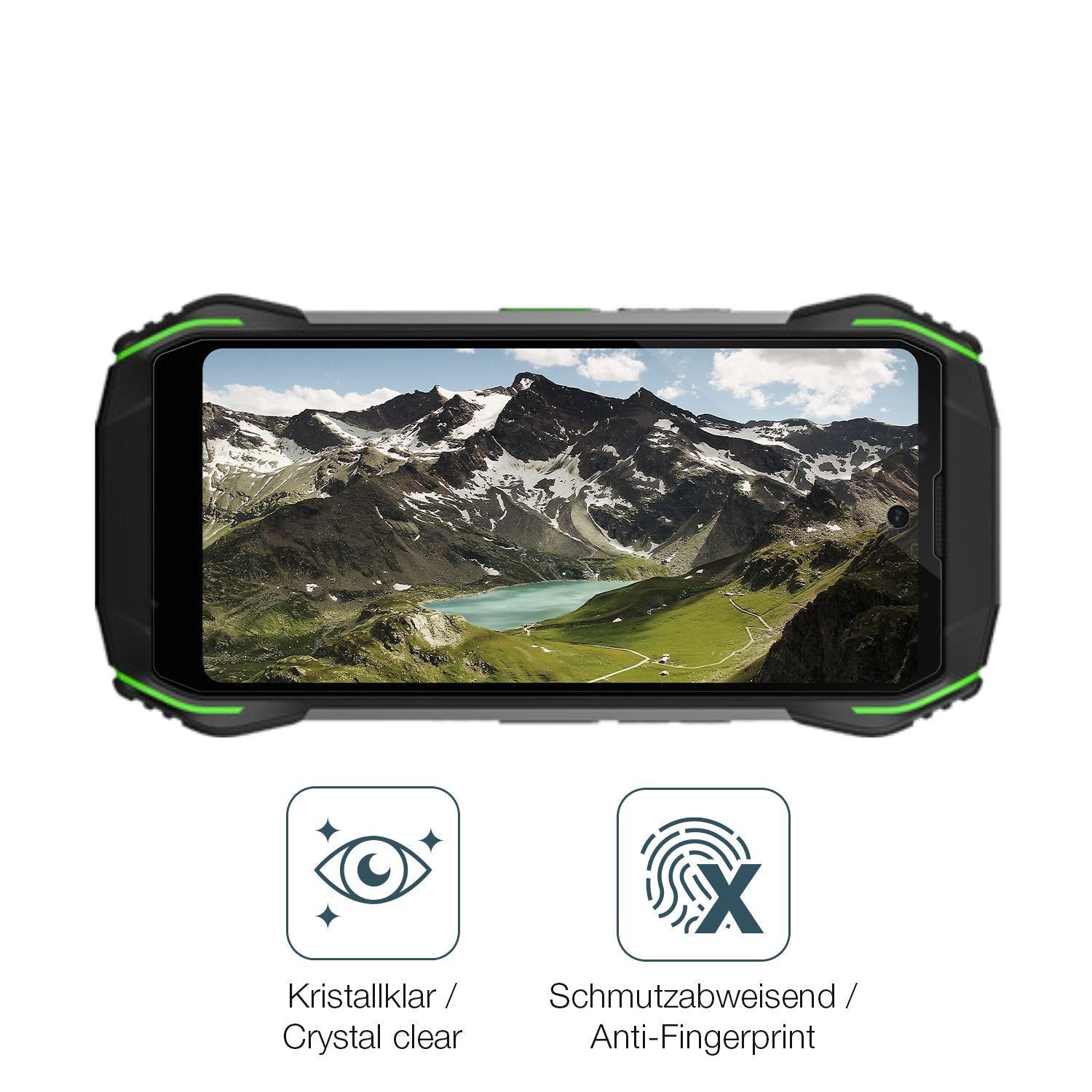 4x Schutzfolie klar für Blackview N6000 Display-Sc (4)