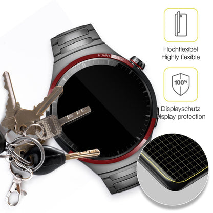 2x 3D Full Cover Schutzfolie für Huawei Watch 4 Pr (3)
