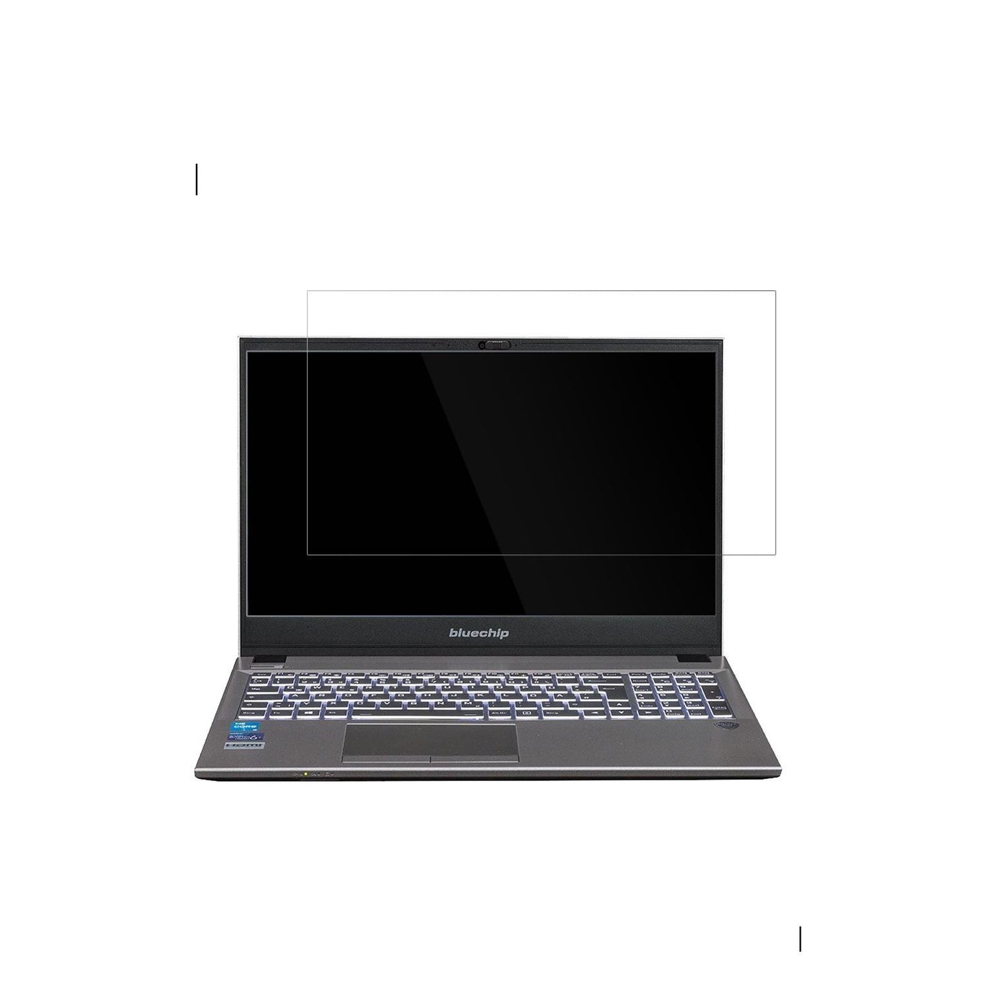 2x Schutzfolie klar für Bluechip Travelline L15W17 (2)