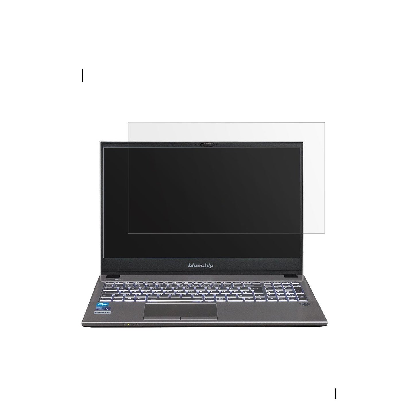 2x Schutzfolie matt für Bluechip Travelline L15W17 (2)