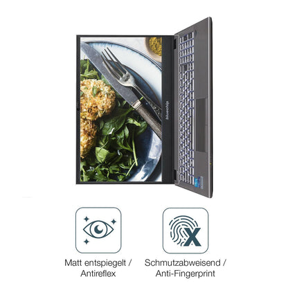 2x Schutzfolie matt für Bluechip Travelline L15W17 (4)
