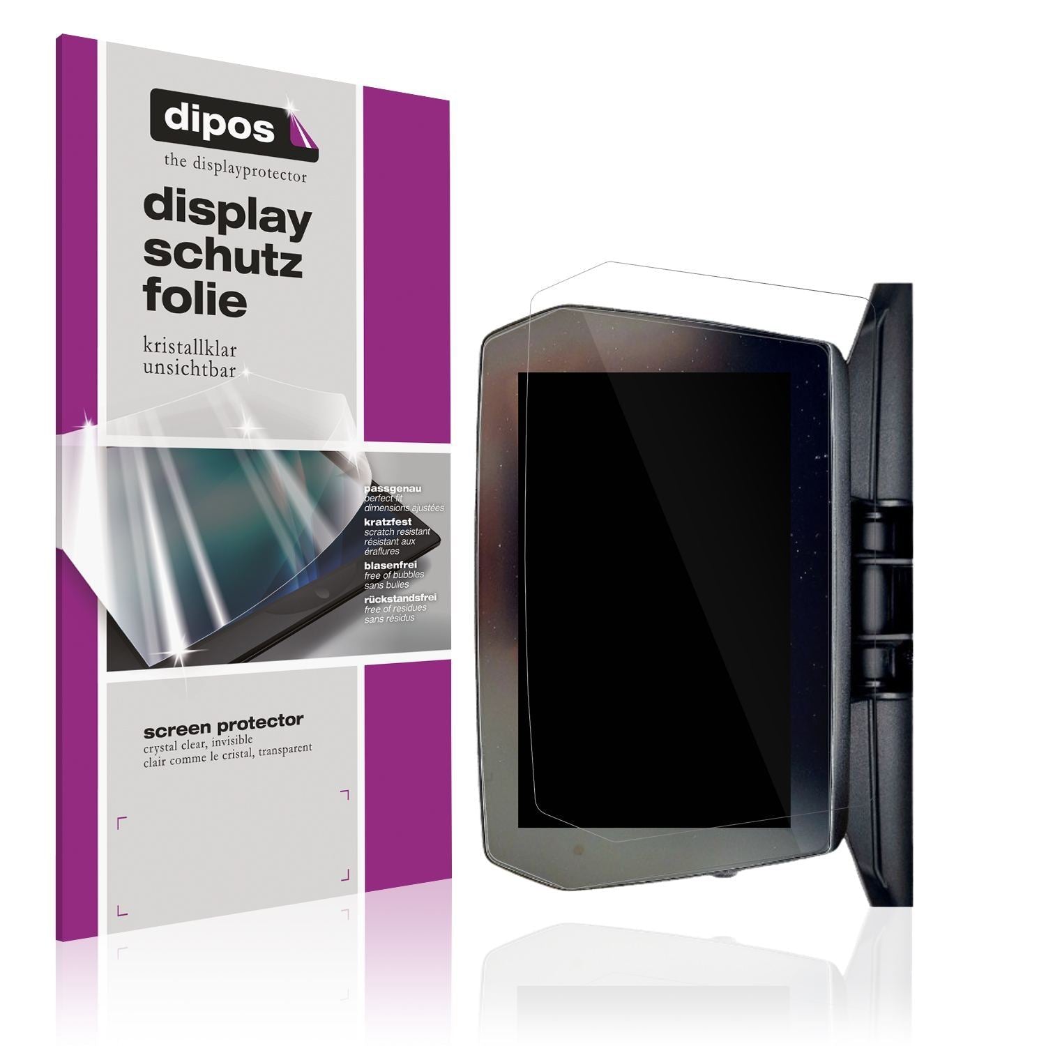 2x Schutzfolie klar für Voge 625 DSX Display-Schut (1)