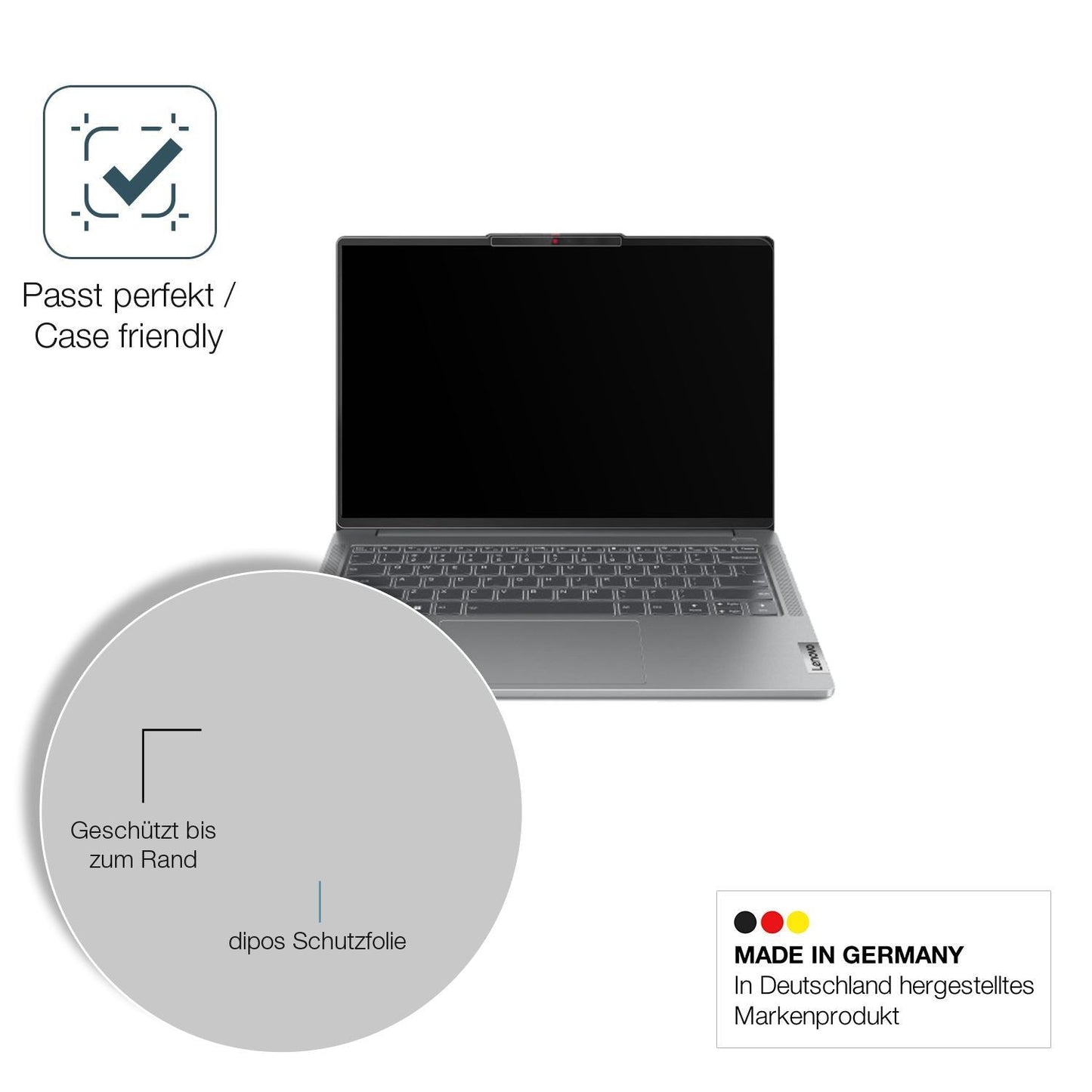 2x 9H Schutzfolie matt für Lenovo IdeaPad Pro 5 Ge (6)