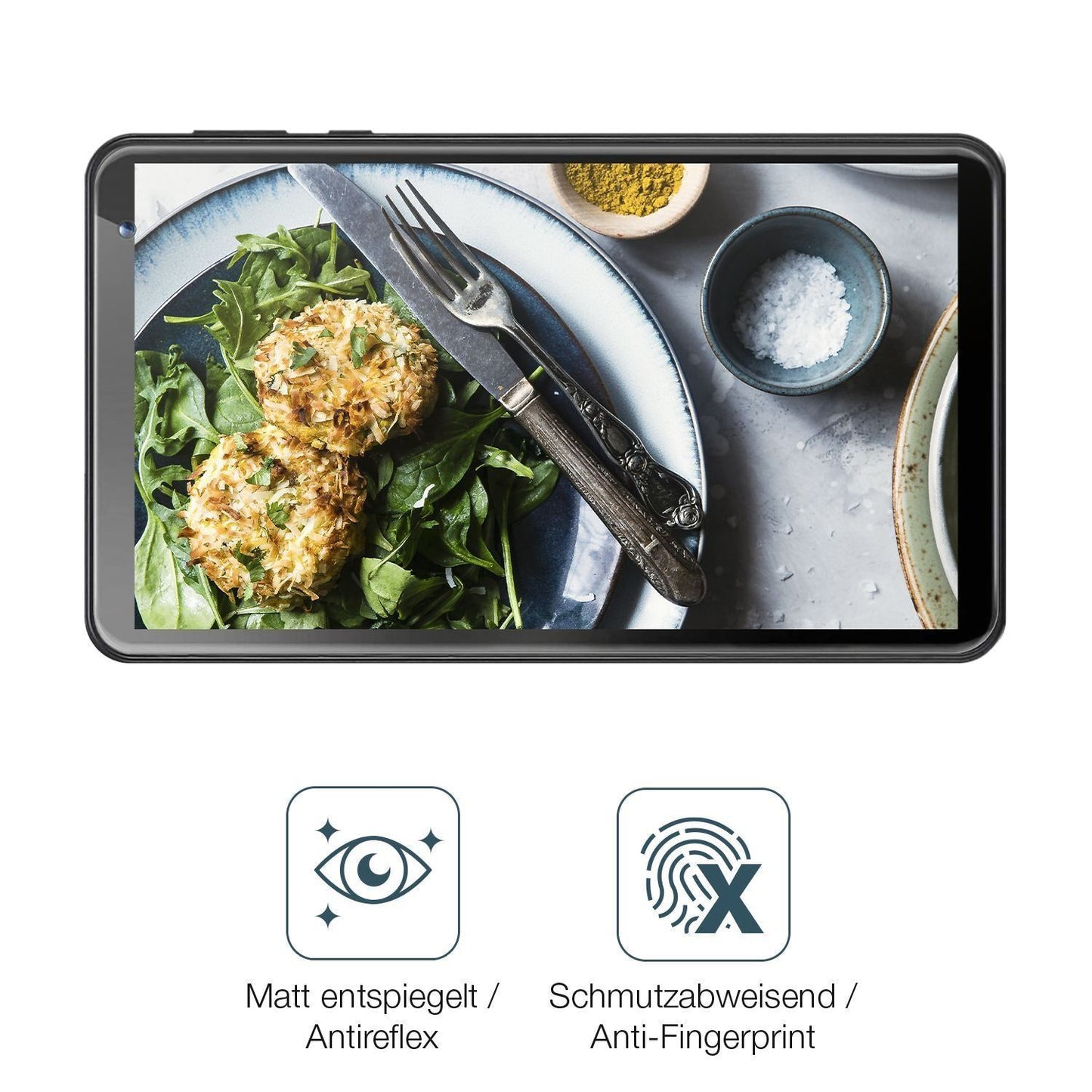 2x 9H Schutzfolie matt für qunyiCo Playstore 7 Zol (5)