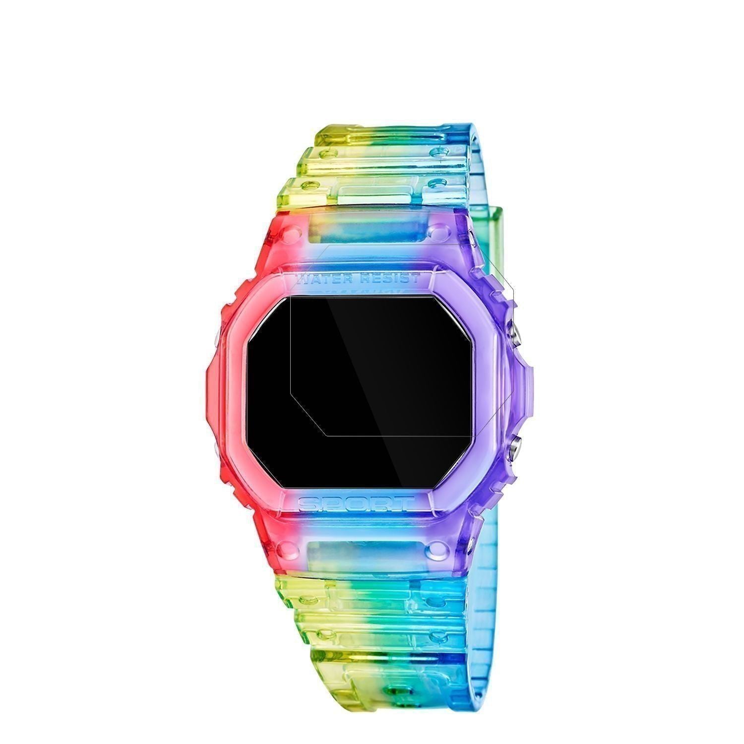 6x Schutzfolie klar für Calypso Sport Watch K5874  (2)