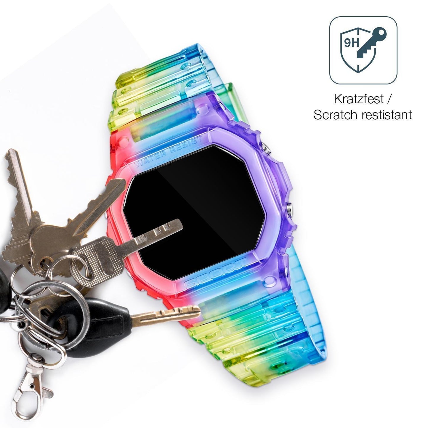 2x 9H Schutzfolie für Calypso Sport Watch K5874 6  (3)