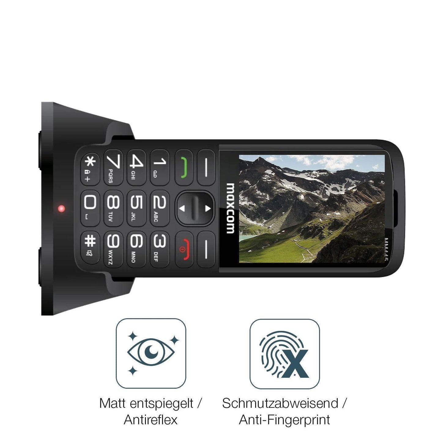 4x Schutzfolie matt für MaxCom Comfort MM445 4G Di (4)