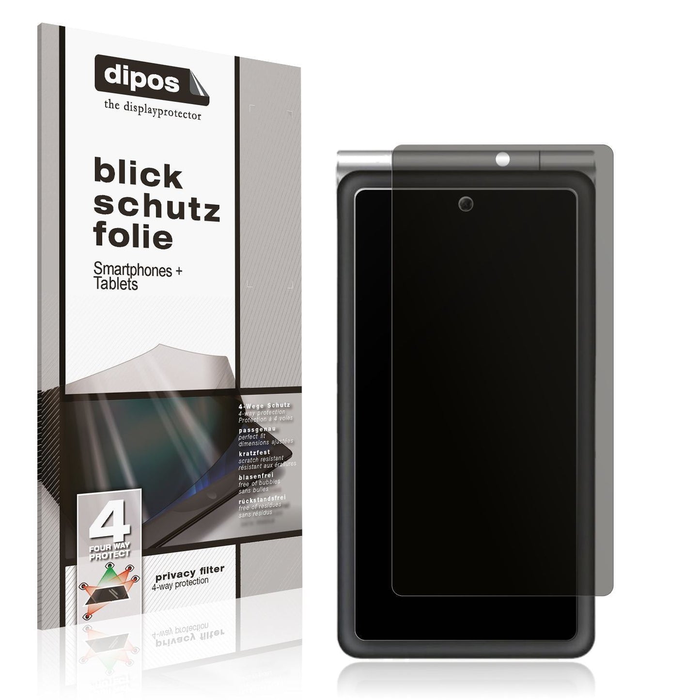 Blickschutzfolie für MaxCom Comfort MM835 4G matt  (1)
