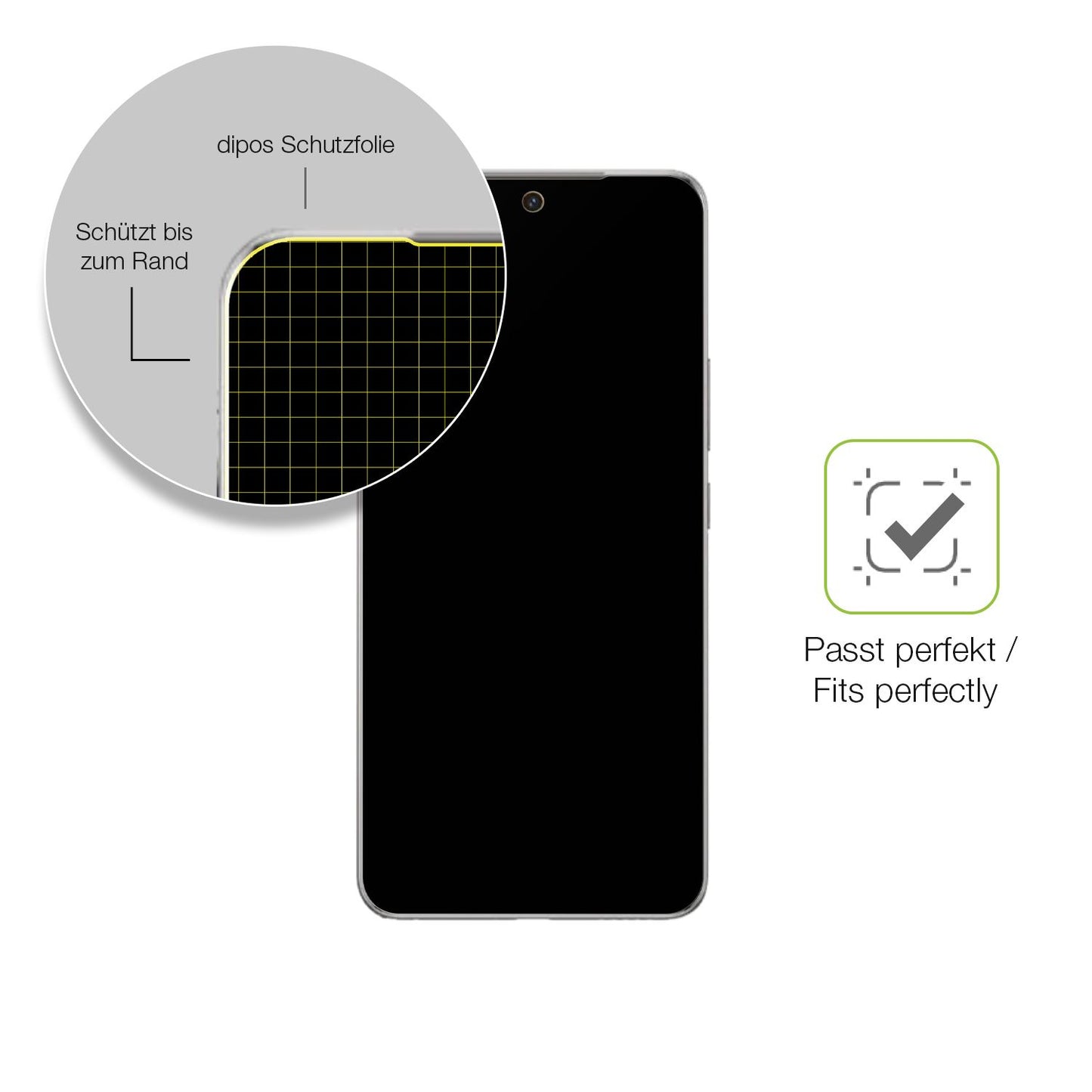2x Full Cover Schutzfolie matt für Vivo Y300 Pro P (6)