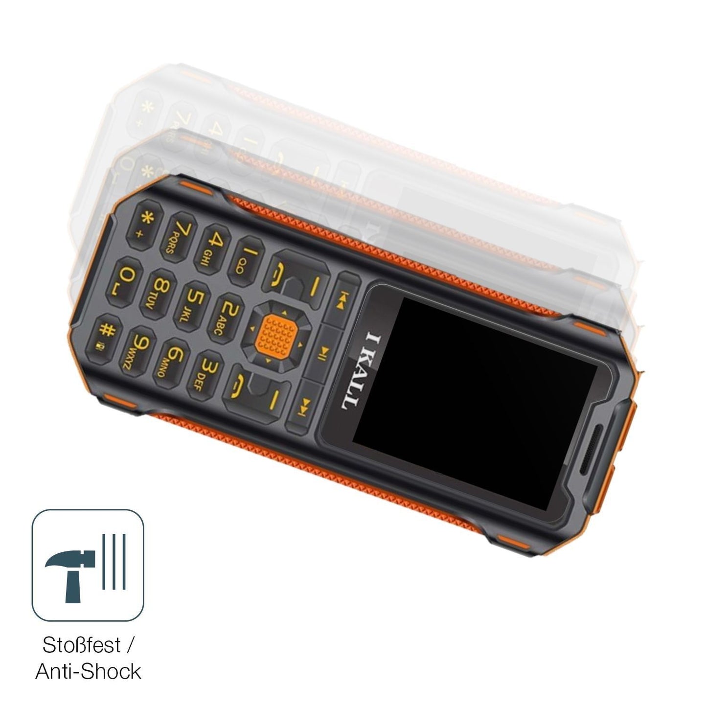 2x 9H Schutzfolie matt für I Kall K99 Pro Rugged P (4)
