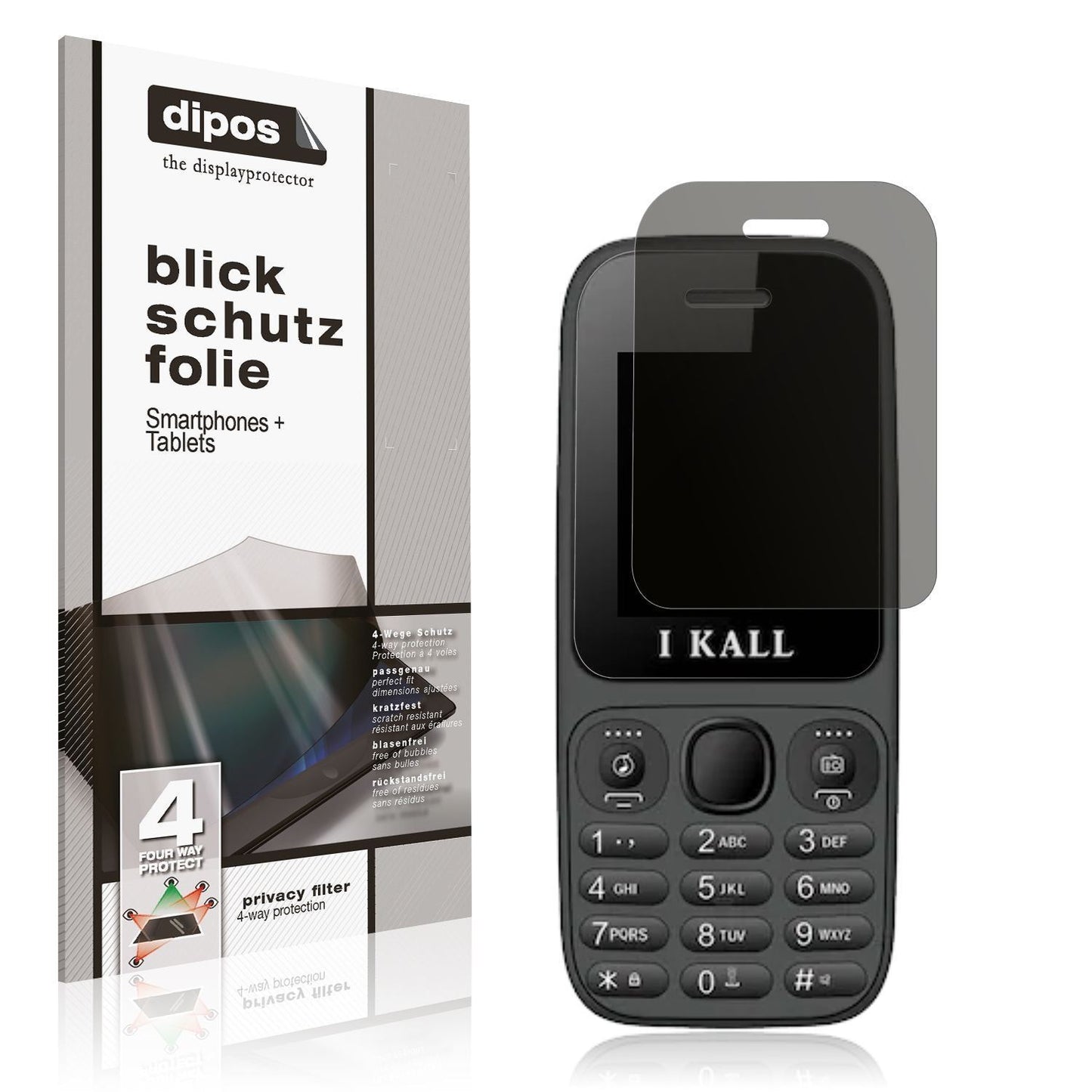Blickschutzfolie für I Kall K80 New matt Schutzfol (1)